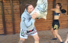 Preparando Sesión de fotos benéfica para calendario.